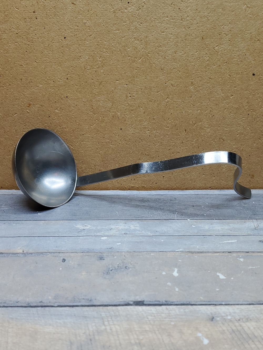Vintage Stainless Steel Silver Serving Ladle